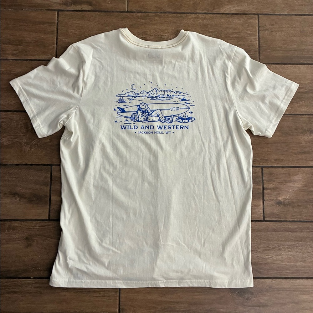 Stio "Wild and Western" Graphic T-Shirt 100% Organic Cotton
